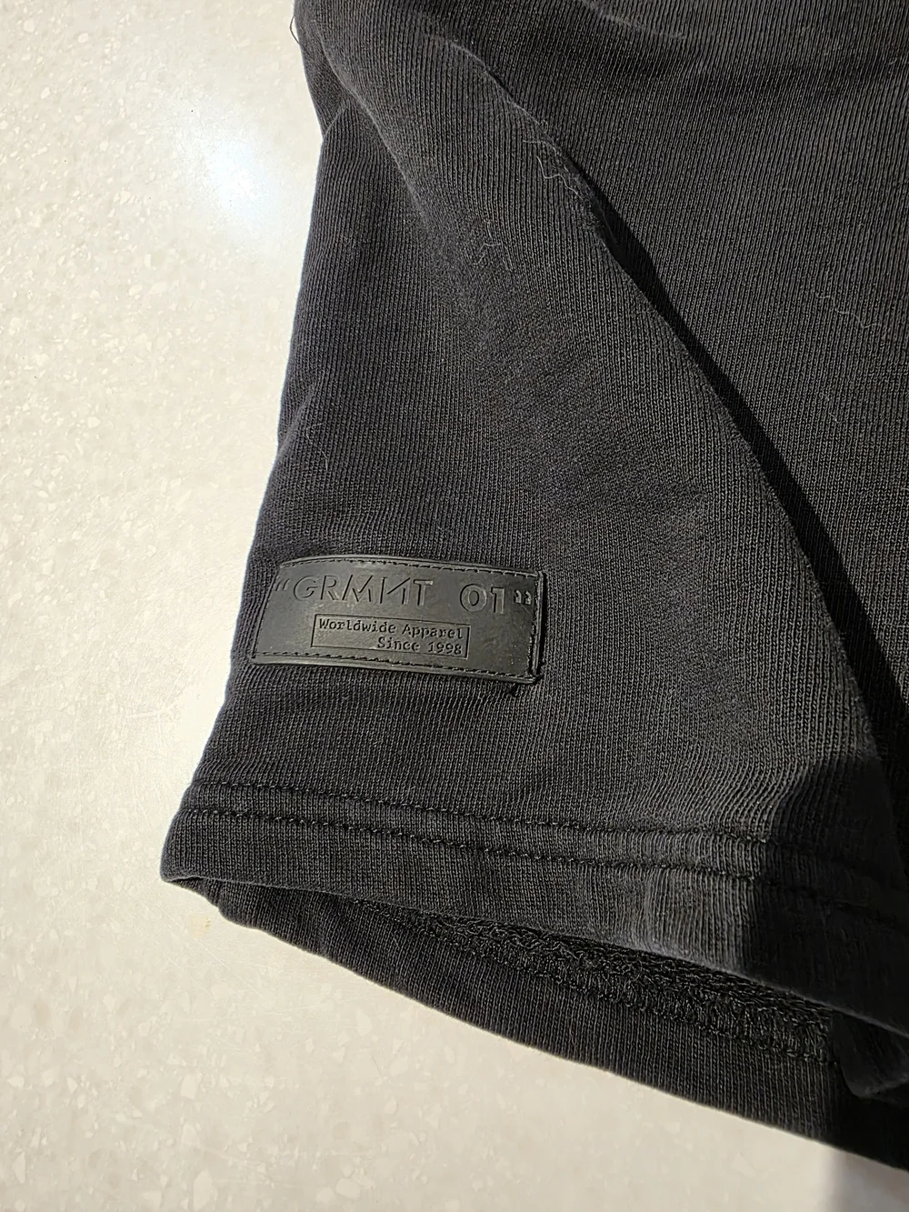 Bershka Black Athletic Drawstring Shorts with Orange Tips